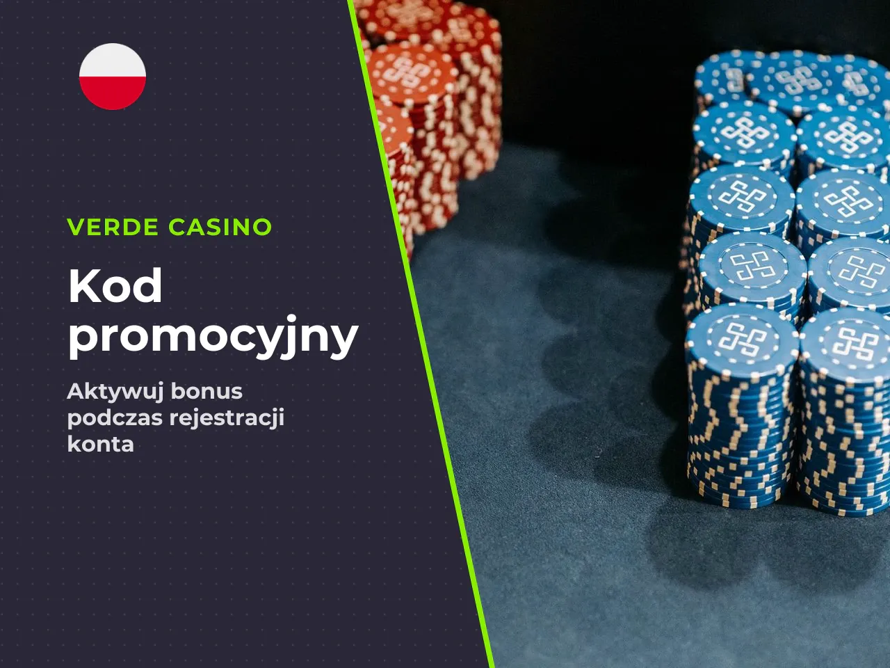 Jak wpisać Verde Casino kod promocyjny przy rejestracji. Proces aktywacji kodu nie jest skomplikowany, ale wymaga uwagi w jednym kluczowym momencie — kod trzeba wpisać **przed** kliknięciem przycisku 