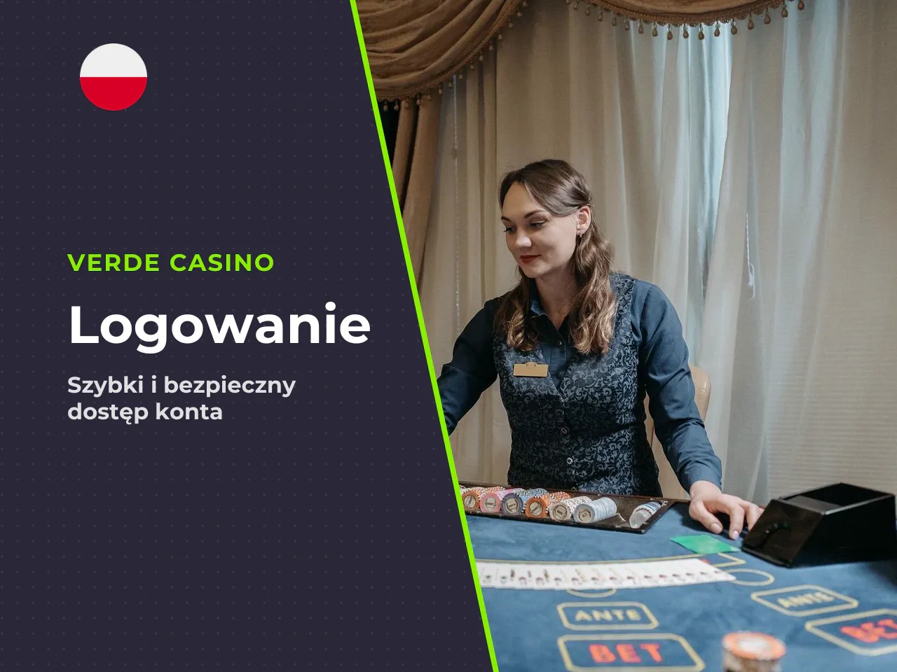 Verde Casino logowanie krok po kroku. Otwarcie sesji wymaga przejścia na zweryfikowaną stronę główną, wywołania formularza poprzez przycisk akcji, podania przypisanego adresu e-mail i hasła, a następn