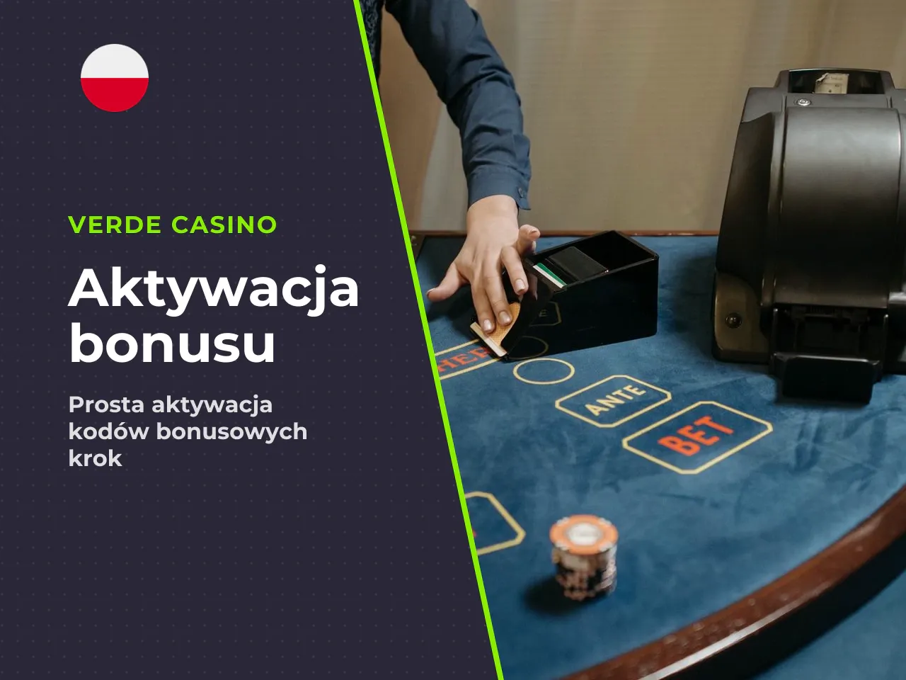 Jak aktywować code promo Verde Casino krok po kroku. Aktywacja kodu wymaga bezbłędnego wypełnienia formularza oraz przejścia procedury Know Your Customer (KYC). Błąd wpisu powoduje ominięcie kampanii 