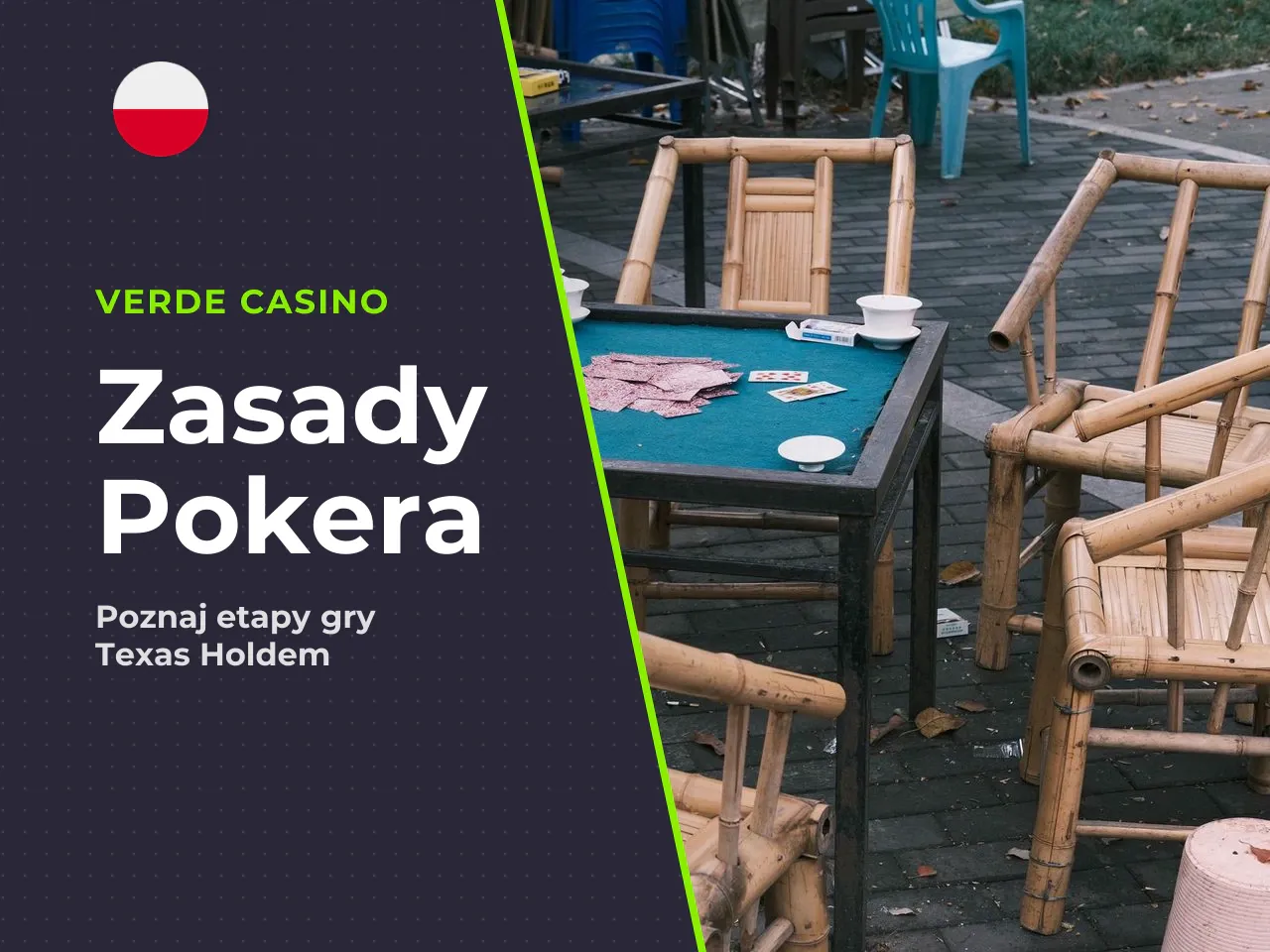 Jak wygląda rozdanie w Texas Hold'em — krok po kroku. Oto pełny przebieg jednego rozdania w formie prostego algorytmu: 1. **Ustalenie blindów:** Gracz po lewej stronie dealera wpłaca mały blind (np. 5