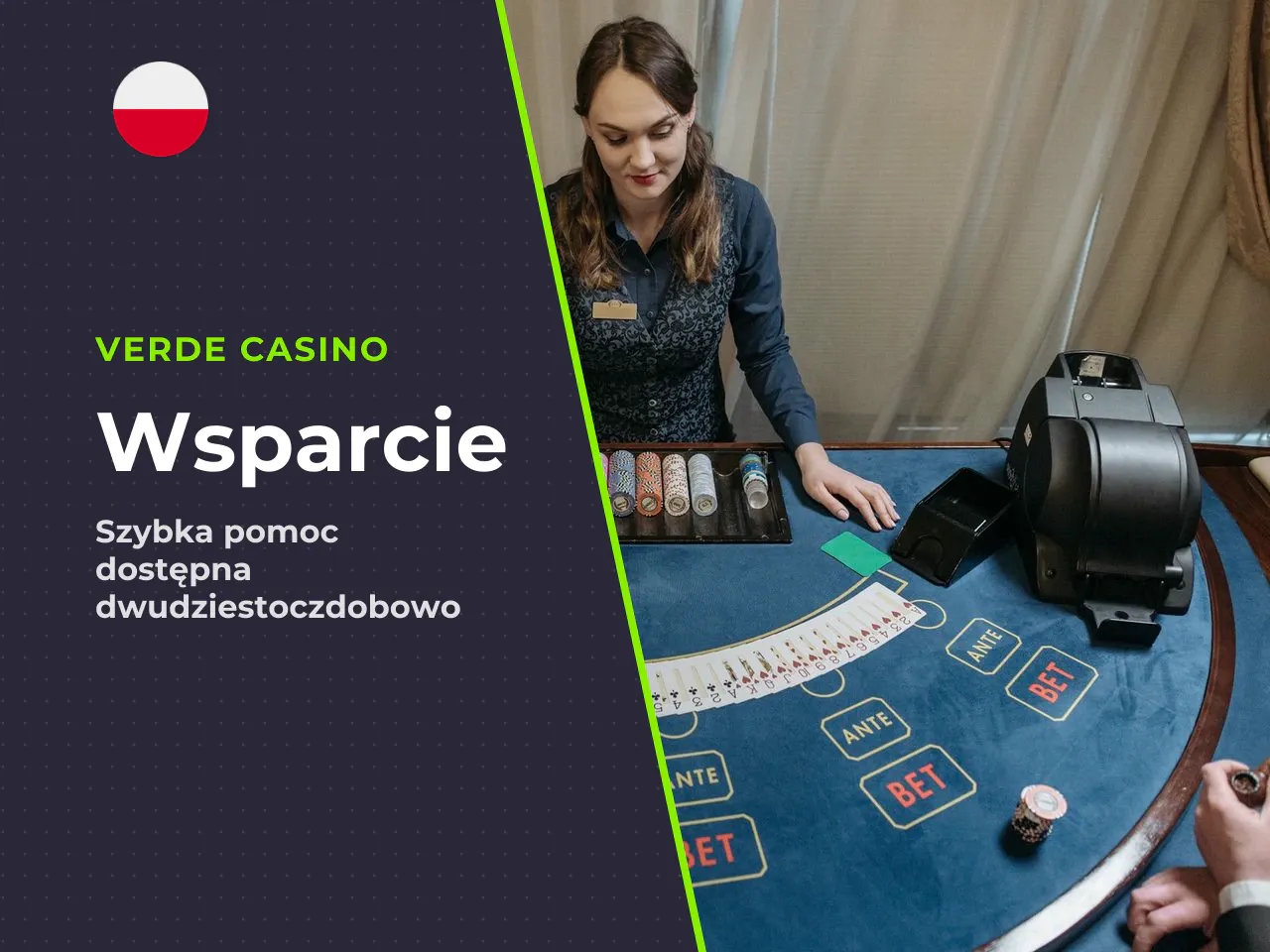 **Wsparcie** — szukaj kasyn z live chatem dostępnym 24/7, z czasem odpowiedzi poniżej minuty. Bot to nie wsparcie. Przetestuj obsługę klienta *przed* wpłatą — wyślij proste pytanie i sprawdź, jak szyb
